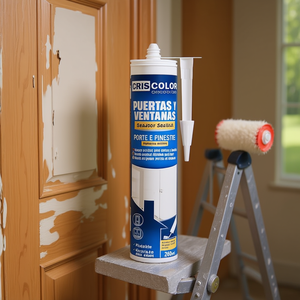 Criscolor Door And Window Sealant 260Ml Acrylic White <b>Paintable</b> Water Cleanable - Product Image 3
