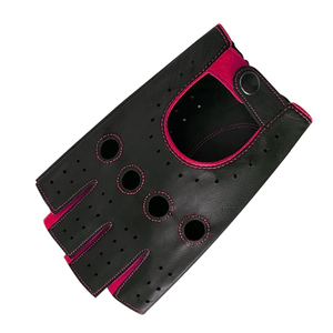 Guantes de Conducción Unisex de Punto, Sin Lavado, con Recubrimiento de PU en la Mitad de los Dedos, Tejido Sin Costuras, de Poliéster, para Trabajo, Diseño Personalizado - Product Image 4