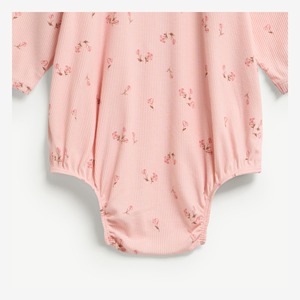 Body de Bebé de Manga Larga con Estampado Floral y Broches, en Lyocell y Spandex, para Recién Nacida, ODM Vietnam - Product Image 4