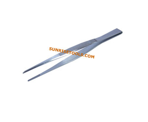 SUNTOOLS/STIPL 619C Pince à épiler en acier inoxydable de forme irrégulière 160 mm Outil de fabrication de bijoux pour une manipulation précise - Product Image 2