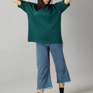 Camiseta Clásica de Manga Corta para Mujer, Holgada, Cómoda para Uso Diario, Ligera, Cuello Redondo, Corte Informal, para Usar Todo el Día - Product Image 6