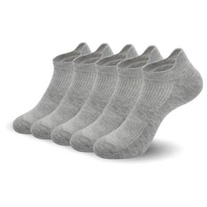 Chaussettes ultra-fines pour hommes, motif dessin animé, coupe basse, invisibles, respirantes, anti-odeur, soutien de la voûte plantaire, en maille, 5 paires - Product Image 2