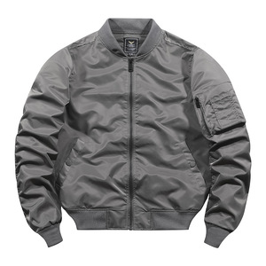 Chaqueta de Invierno para Hombre de Talla Grande, Color Sólido, de Alta Calidad, Estilo Bomber - Product Image 4