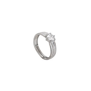Anillo Solitario de Plata Estilo Rajastaní, Diseño Ajustable, Plata de Ley 925, Joyería para Mujeres y Niñas, para Usar en Bodas - Product Image 2