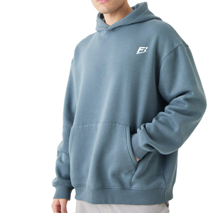 Sudadera con hombros caídos al por mayor OEM, sudaderas con capucha de algodón personalizadas, unisex, estilo oversize, con logo bordado, corte relajado, EE. UU. - Product Image 6