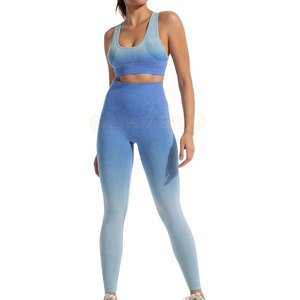 Conjunto Deportivo Premium para Mujer, Bra Deportivo Sin Costuras con Leggings de Cintura Alta para Yoga, Pilates y Sesiones de Gimnasio - Product Image 1