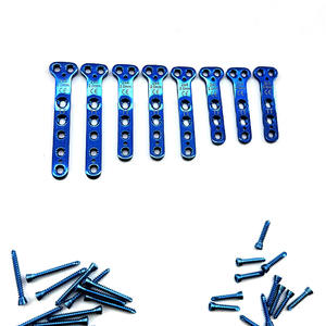 Juego de Instrumentos Quirúrgicos Veterinarios de Acero Inoxidable para Fijación Ósea Ortopédica, con Placa en T de Bloqueo de 2.0mm y Tornillos, 68 Piezas de Alta Calidad - Product Image 1