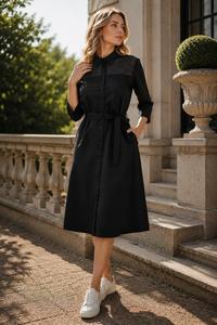 Vestido Midi Floral Elegante para Mujer, Verano, Lavable, Estampado, Informal, para Fiestas, Algodón Ecológico, para Vacaciones y Actividades al Aire Libre - Product Image 2