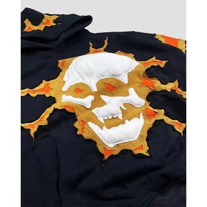 ชุดฮู้ดดี้และกางเกงวอร์มแบบสั่งทำพิเศษสำหรับทุกเพศ ทรงโอเวอร์ไซส์ ผ้าหนา 500 กรัม ผ้าเฟรนช์เทอร์รี่อย่างดี ฮู้ดดี้แบบซิปสำหรับผู้ชาย - Product Image 2