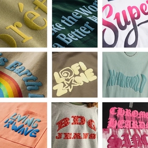 T-shirt Homme Personnalisé Coupe Ample Manches Courtes en Jersey de Coton Vintage Délavé à l'Acide Couleur Unie Effet Gaufre Série Texture Été 2023 320g - Product Image 5