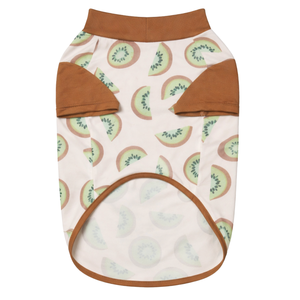 เสื้อกันแดดสำหรับสุนัข ลายกีวี น้ำหนักเบา ป้องกันรังสียูวี เสื้อยืดสำหรับสัตว์เลี้ยงฤดูร้อน เนื้อผ้านุ่ม ยืดหยุ่น ระบายอากาศได้ดี ชุดสำหรับสุนัข - Product Image 4