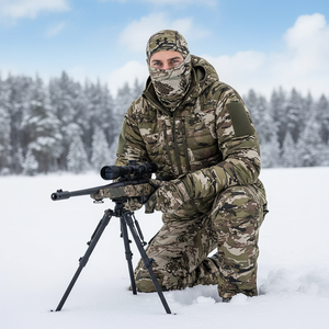 Pasamontañas Transpirable de Camuflaje para Caza, Máscara Facial Completa, Equipo Táctico, Protector de Cuello a Prueba de Viento, Gorro de Camuflaje para Exteriores - Product Image 1