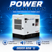 Groupes électrogènes diesel silencieux à inverseur permanent 15KVA 18KVA 20KVA 25KVA 30KVA 110/380V, Station d'alimentation extérieure
