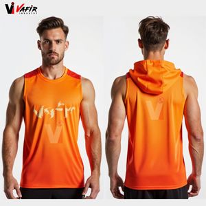 เสื้อวิ่งมาราธอนแบบซับลิเมชั่นพิมพ์ลายตามสั่งสำหรับทีมมืออาชีพ แห้งเร็ว น้ำหนักเบา เหมาะสำหรับฤดูร้อน - Product Image 4