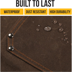 Heavy Duty Mechanic <b>Apron</b> Waterproof Canvas Best Quality Wholesale Custom Logo 2026 Mechanic <b>Apron</b> - Product Image 4