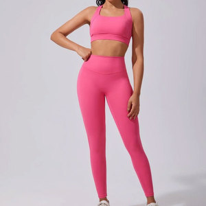 Conjunto de Yoga Ligero y Personalizado para Mujer, de Tela Delgada, Cómoda, Transpirable, de Primera Calidad, Ropa Deportiva de Alto Rendimiento, Superventas - Product Image 1