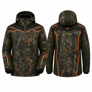 Veste softshell de chasse pour homme, imprimé camouflage, manches longues, imperméable, respirante, pour l'automne et l'hiver - Product Image 1
