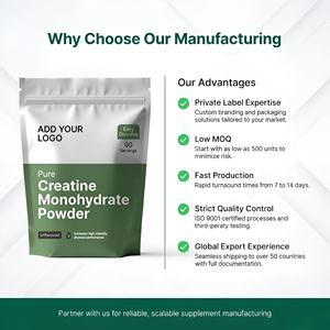 Creatina Monohidrato en Polvo de Marca Privada OEM, Sin Sabor, Suplemento de Nutrición Deportiva, Suministro a Granel - Product Image 4