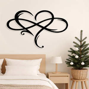 CIFbuy Decorazione da Parete in Ferro a Forma di Cuore, Design Geometrico Minimalista per Soggiorno e Camera da Letto, Servizio di Ritiro Disponibile - Product Image 3