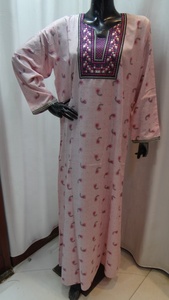 Vestido largo informal de manga larga para mujer, vestido musulmán, ropa árabe islámica, caftán Abaya - Product Image 3