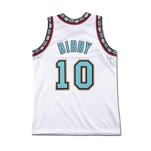 Camiseta de Baloncesto Personalizada para Hombre, Azul Claro, Malla Transpirable, Impresión Sublimada, Números de Equipo Bibby 10, Todas las Temporadas - Product Image 3