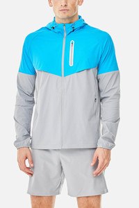 High Demand OEM Custom <b>Men's</b> Nylon Windbreaker <b>Jacket</b> and Shorts Set lightweight Quick Dry Water Resistant <b>Summer</b> Tracksuit Set - Product Image 5