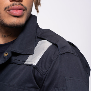 Gilet de travail unisexe en polyester respirant, réfléchissant et fluorescent, certifié CE, avec logo personnalisé, directement de l'usine - Product Image 6