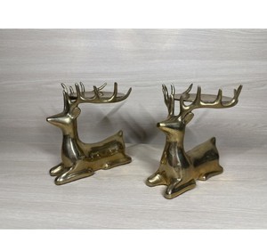 Juego de Portavelas Decorativos con Forma de Reno – Pedestal de Metal con Astas de Ciervo para Exhibición de Postres, Decoración del Hogar y Centro de Mesa Festivo - Product Image 4