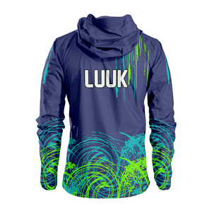 Chaqueta Cortavientos Ecológica con Logotipo Personalizado, Cierre de Cremallera, Estilo Deportivo, con Capucha, Ropa de Abrigo para Otoño, 100% Nailon Recubierto - Product Image 3