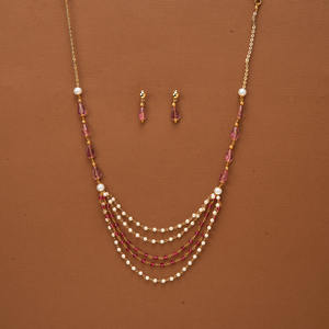 Collar Clásico de Latón Chapado en Oro con Circonitas para Mujer, 14 Pulgadas, Joyería de Aniversario - Product Image 6