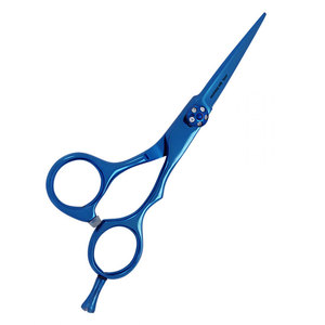 Ciseaux de coiffure professionnels pour barbier, couleur personnalisée, acier inoxydable, pour droitiers, manche moyen, ciseaux de beauté pour salon - Product Image 2