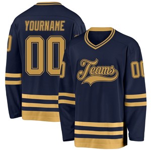 Maillot de hockey sur glace de qualité supérieure 100% polyester, impression personnalisée du nom de l'équipe et du logo (transfert thermique), séchage rapide, antibactérien - Product Image 3