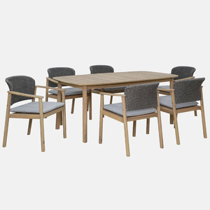 Premium Hardwood <b>Restaurant</b> <b>Set</b> with Solid Teak Wooden Frame Built for Outdoor Dining and Relaxing Environments - Product Image 3