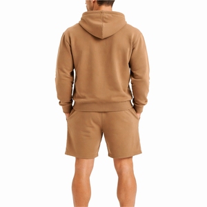 Conjunto de Sudadera con Capucha y Pantalones Cortos de Diseño Personalizado para Hombre, Traje Deportivo Informal de Dos Piezas, Ropa Deportiva Cómoda, Tejido Premium para Hombre - Product Image 2