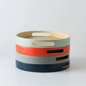 Bandeja de bambú hilado hecha a mano, bandeja de bambú natural, respetuosa con el medio ambiente, sostenible, Vietnam, venta al por mayor, pedidos al por mayor - Product Image 5