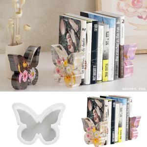 Large Butterfly Bookend Aromatherapy Candle Gypsum Resin Candle <b>Silicone</b> Mold - Product Image 1