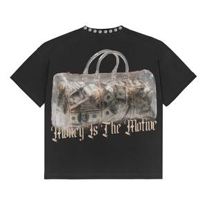 Camisetas de Hombre con Cuello Redondo 100% Algodón, Personalizadas, de Última Tendencia 2026, Corte Holgado, Precios al por Mayor - Product Image 1