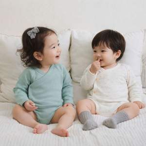 JALBEBE Tutina Neonato Unisex Autunnale in Cotone Spandex Intrecciato, Ecologica, Lavabile, a Maniche Lunghe, con Chiusura a Bottoni Frontale Aperta - Product Image 6