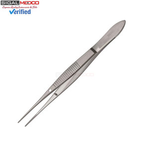 Pinzas Iris Eye de 4 puntas rectas dentadas de acero inoxidable, instrumento quirúrgico manual para uso oftálmico, médico y clínico - Product Image 6