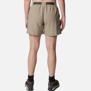 Short cargo en toile taille haute pour femme Be Dot, couleur unie, délavé, séchage rapide, taille élastique, décontracté, pour l'extérieur, avec logo - Product Image 4
