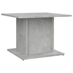 Mesa de Centro Pequeña de Concreto Gris con Madera Sintética, Estilo Contemporáneo para el Hogar - Product Image 2