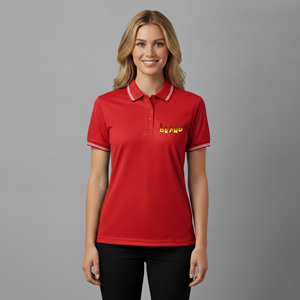 Wholesale Custom Logo High Quality 100% Cotton Ladies polo <b>Shirt</b> Stretch Rib Regular Fit customized Golf ladies polo <b>Shirt</b> - Product Image 4