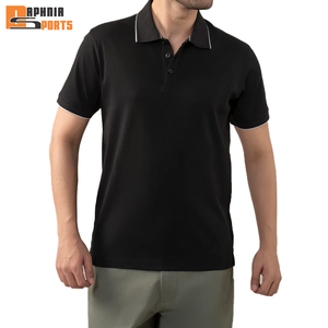 Camiseta Polo Lisa de Manga Corta 100% Algodón de Alta Calidad al por Mayor, Camiseta Polo Informal Unisex, Logotipo Personalizado, Camiseta para Hombre - Product Image 1
