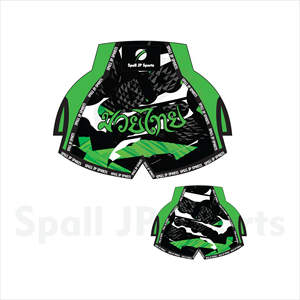 กางเกงมวยไทย OEM ODM แบบสั่งทำพิเศษ คุณภาพสูง พิมพ์ลายแบบ Sublimation สำหรับฝึกซ้อมมวยไทย - Product Image 4