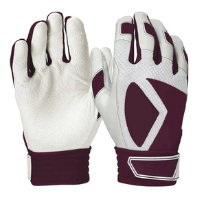 MADNI LEATHER INDUSTRIES Professional Baseball Batting Gloves Custom Logo Color <b>Hook</b> Loop Closure Eco-Friendly Wrist Support - Product Image 4