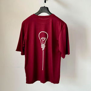 T-shirt personnalisé de haute qualité en polyester/coton tricoté 360g, prix fabricant, logo personnalisé imprimé, couleur unie, col en V, manches courtes, unisexe - Product Image 1