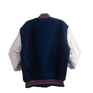 Veste universitaire en laine de qualité supérieure avec manches en cuir, broderie personnalisée, style bomber, fabricant OEM - Product Image 1