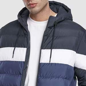 Men Premium <b>Quilted</b> Hooded Bubble Jacket Waterproof Breathable Warm Lightweight Casual Full Zip <b>Winter</b> Outdoor Regular Fit - Product Image 5