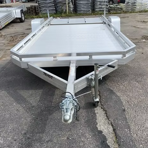 Remolque Utilitario de Acero de Alto Rendimiento con Plataforma Plana de 8.3X12, con 2 Frenos de 3500 lb, Puerta y Capacidad de Carga Multiusos - Product Image 3