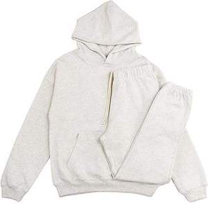 Men <b>Purple</b> Hooded Sweatshirt Full Sleeve Drawstring Casual Tracksuit Autumn Wear Solid Color 100% Cotton Midweight Regular Fit - Product Image 4